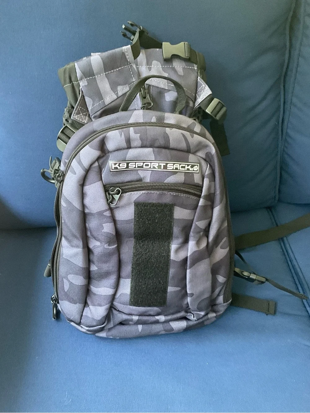K 9 Sports Sack Black Camo Dog Backpack Small